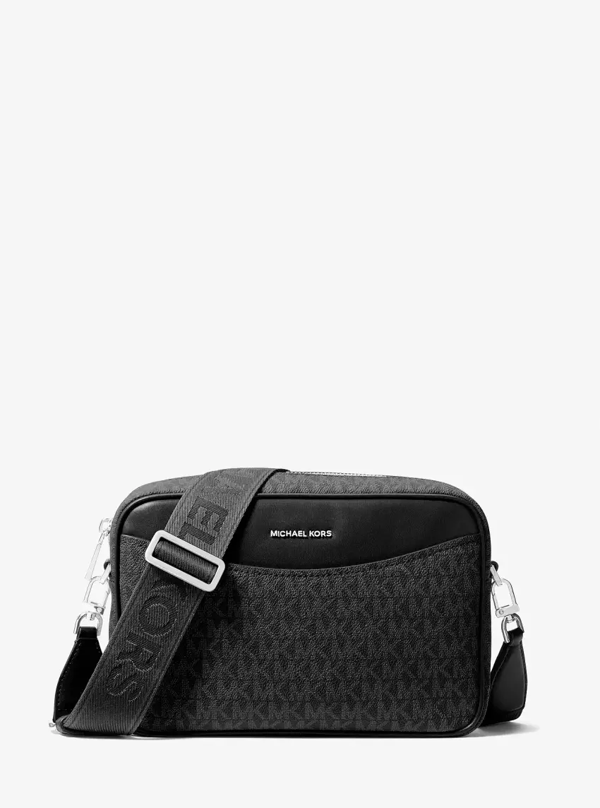 Bev Large Signature Logo Crossbody Bag