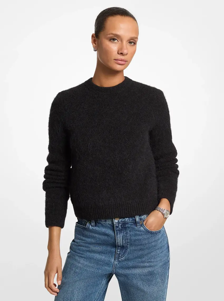Brushed Alpaca Blend Sweater