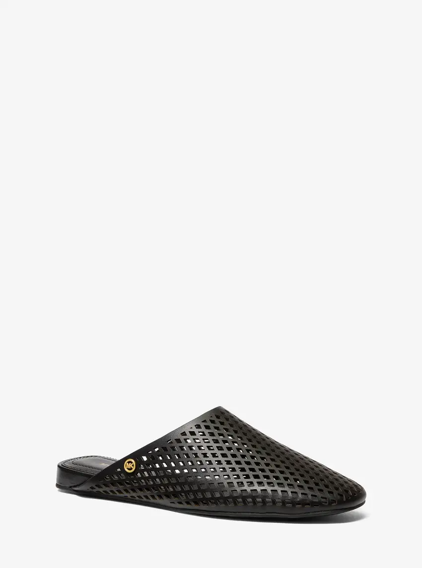 Cady Perforated Leather Mule