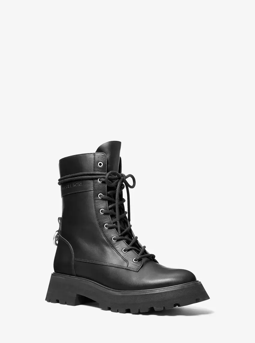 Caleb Leather Combat Boot