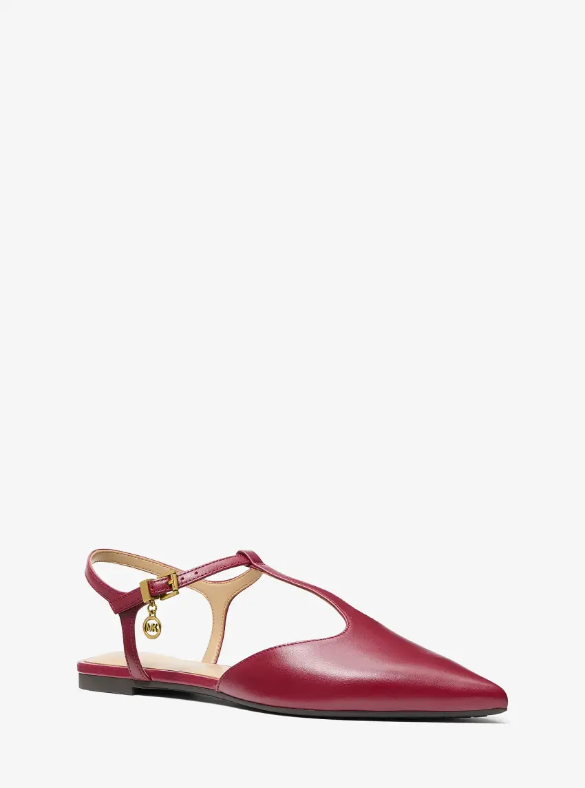 Cherie Flex Leather Flat
