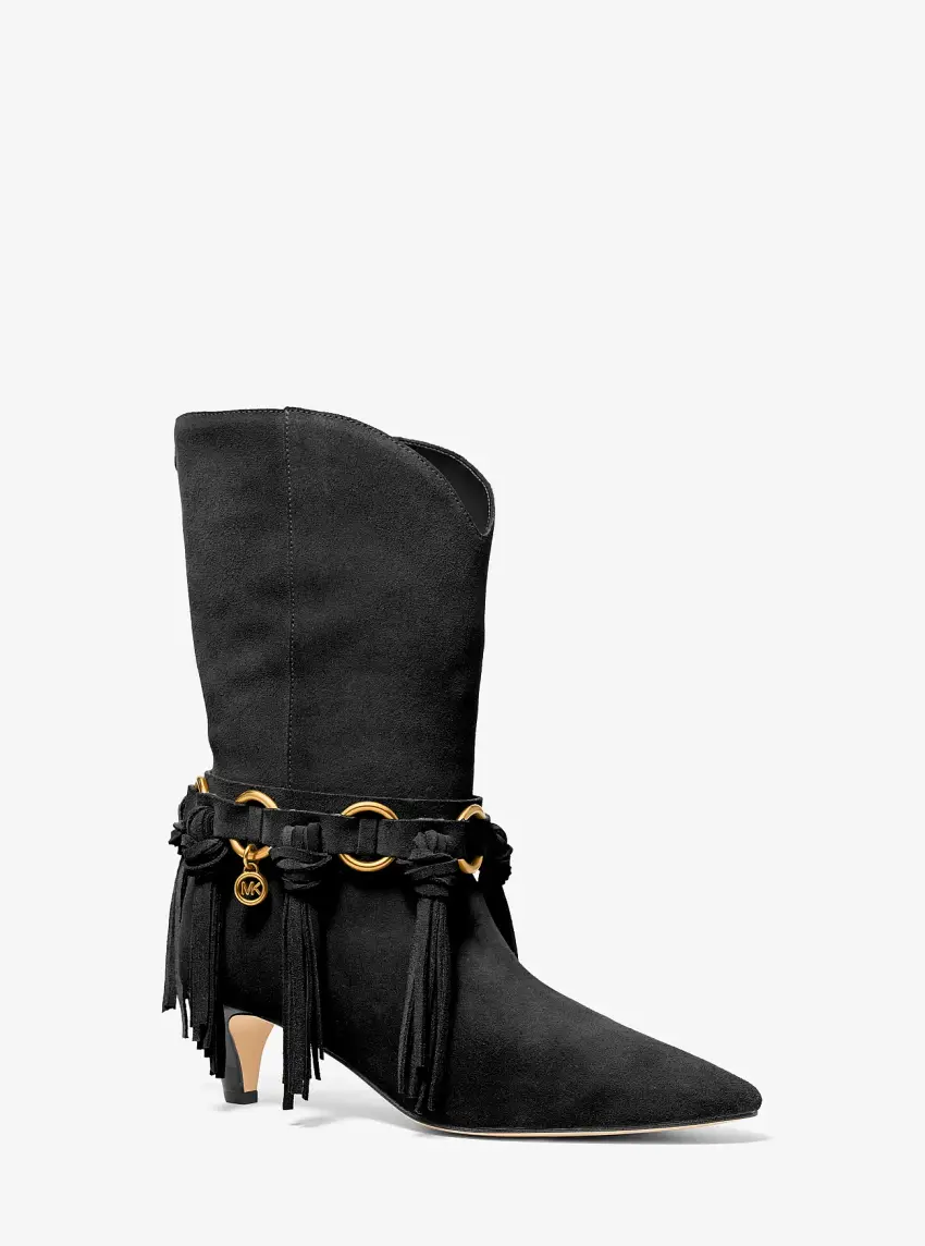 Daniela Fringe Suede Boot
