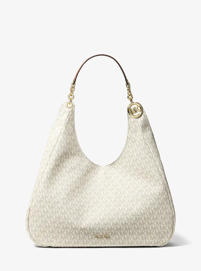 Ellie Large Signature Logo Shoulder Bag