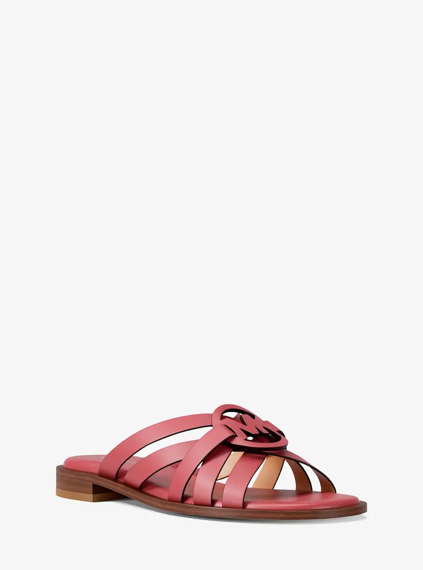 Erika Leather Slide Sandal