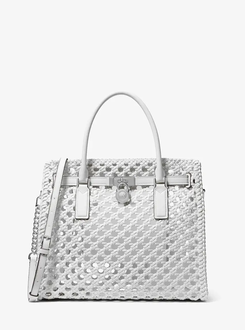 Hamilton Moderne Large Hand-Woven Satchel