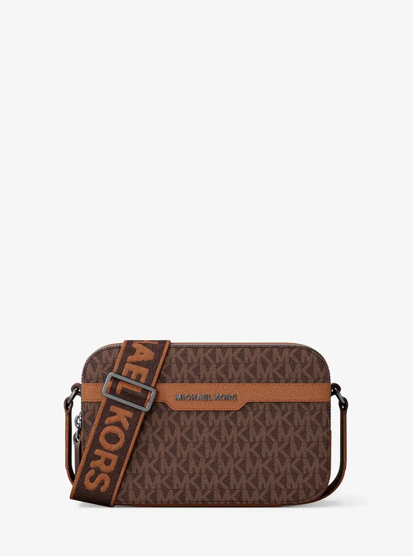 Hudson Signature Logo Camera Crossbody Bag