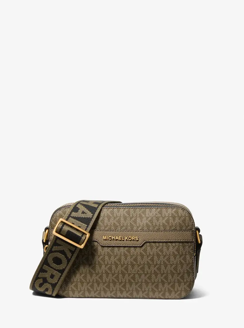 Hudson Signature Logo Camera Crossbody Bag