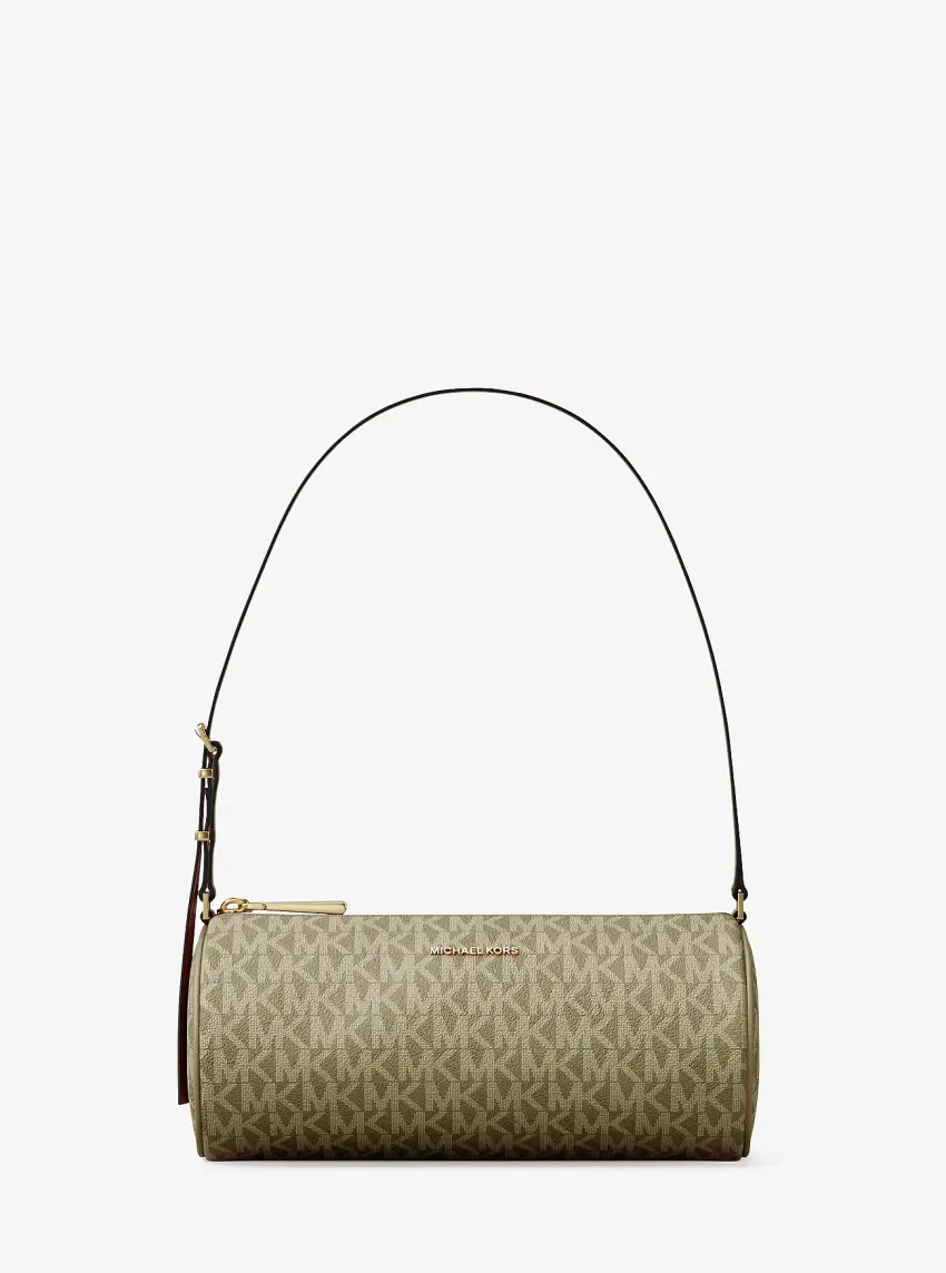 Izzy Small Signature Logo Barrel Pochette
