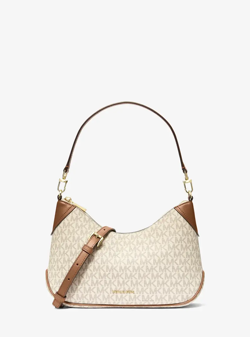 Jet Set Medium Signature Logo Convertible Crossbody Bag