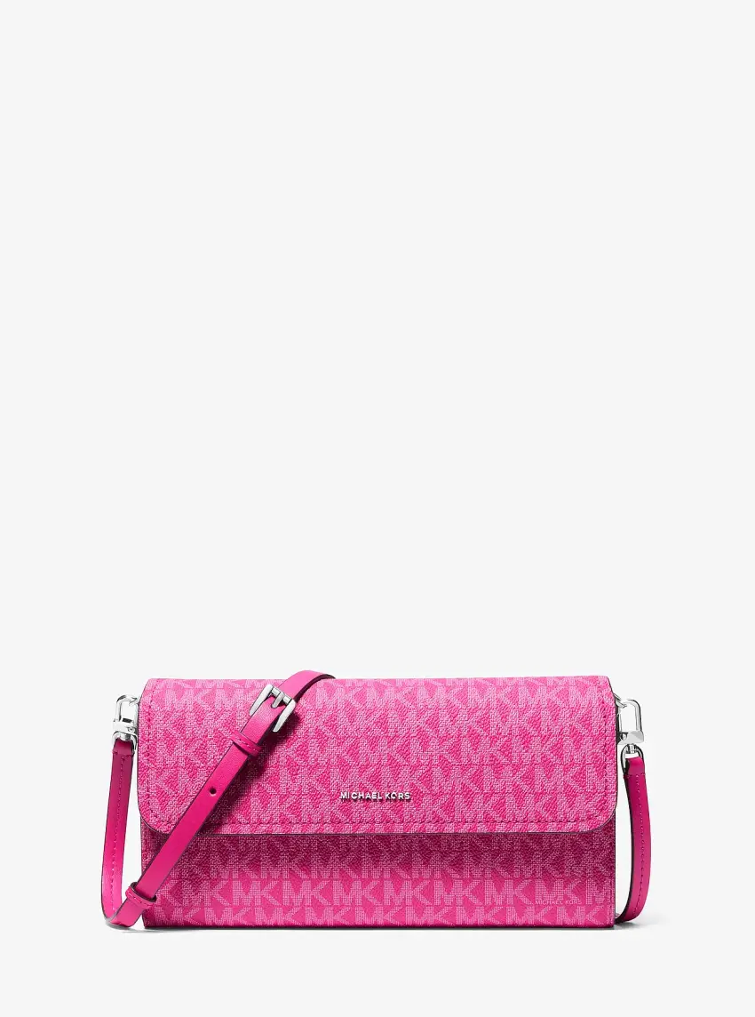 Jet Set Small Signature Logo Convertible Crossbody Bag
