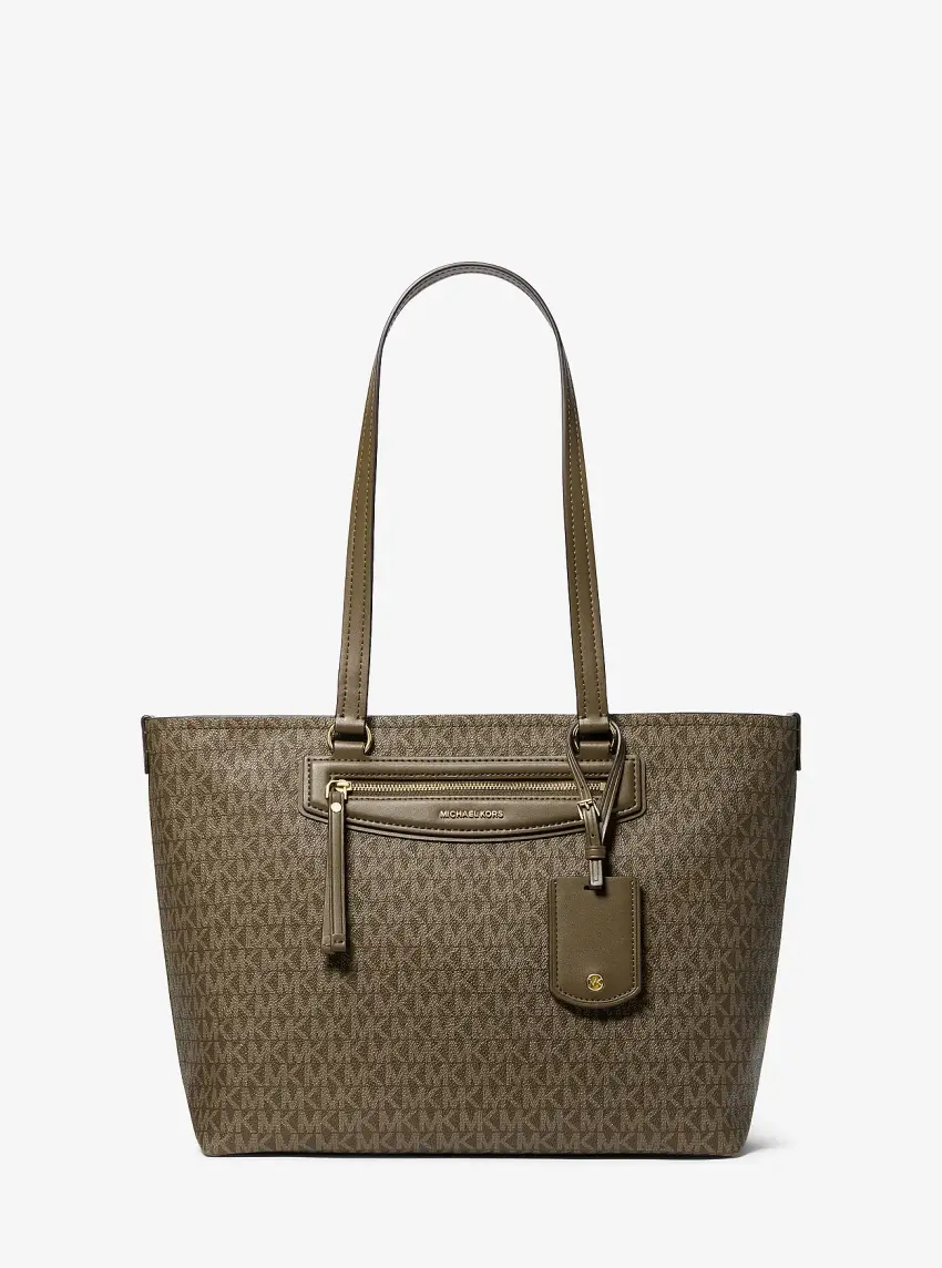 Jet Set Travel Medium Signature Logo Tote Bag