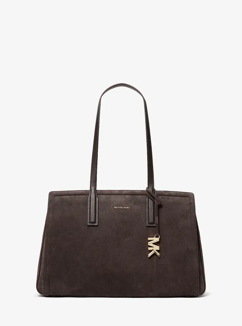 Laila Medium Suede Tote Bag