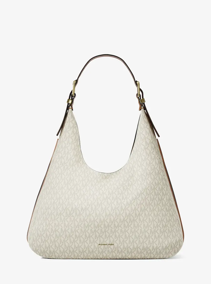 Nolita Large Signature Logo Hobo Shoulder Bag