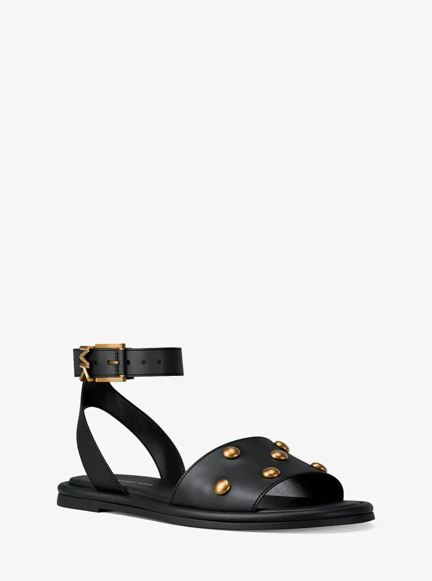Rosetta Studded Leather Sandal