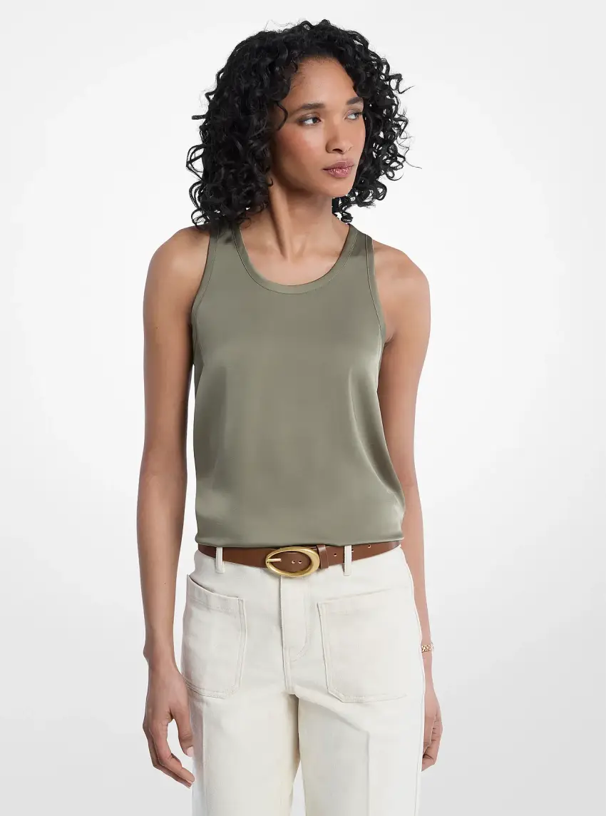 Satin Tank Top
