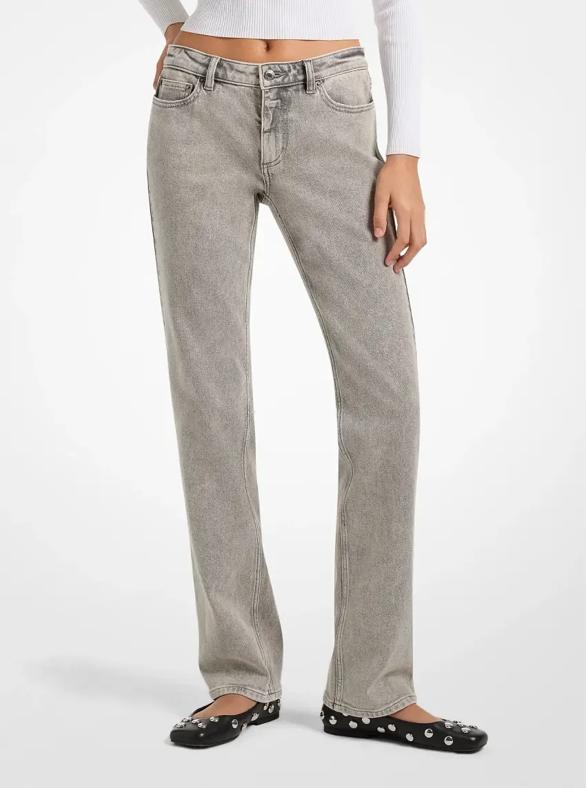 Stretch Denim Cigarette Jeans