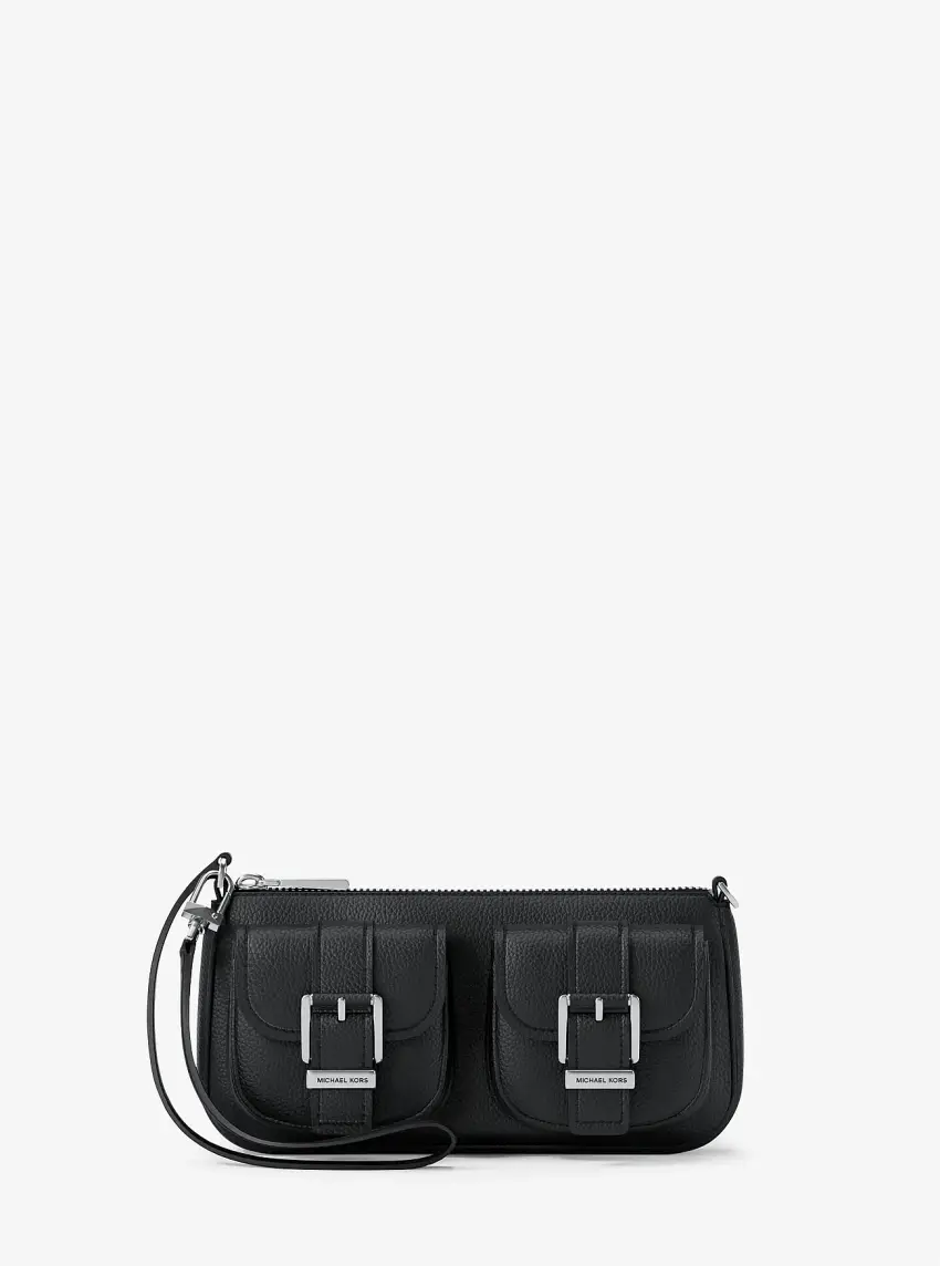 Zoe Small Pebbled Leather Pochette